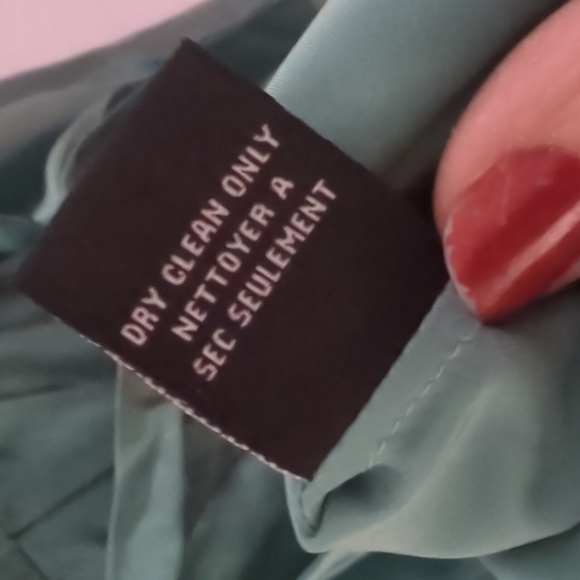 Betsey Johnson Silk Teal Lace Trim Dress - Picture 7 of 10